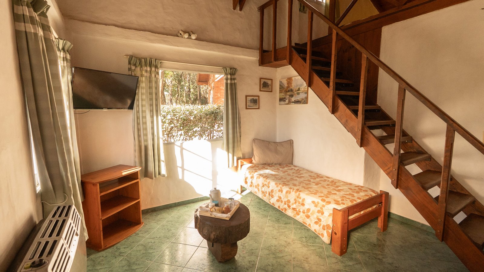 Cabaña Cabure, loft y living